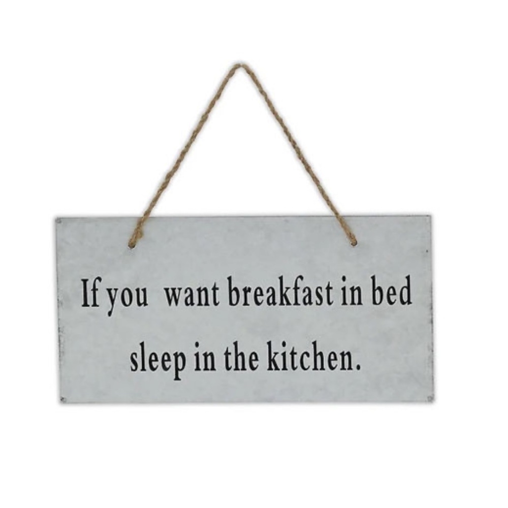 Farmhouse Wall Sign with Rope Handle Home Decor